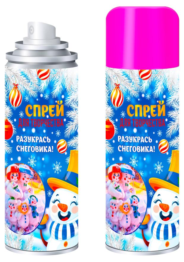 Спрей для снеговика и снежных фигур