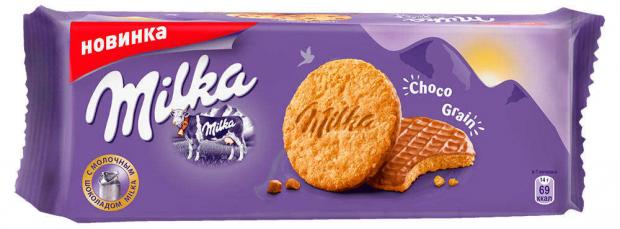 

Печенье Milka Choko Grain в молочном шоколаде, 168 г