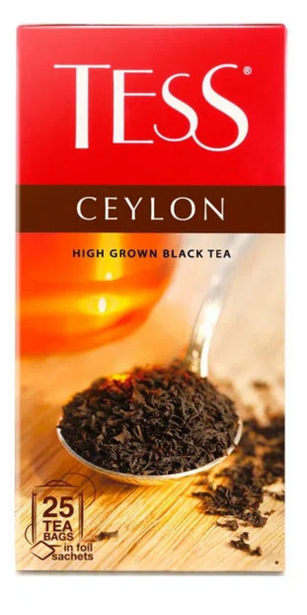 

Чай черный Tess Ceylon в пакетиках, 25 шт