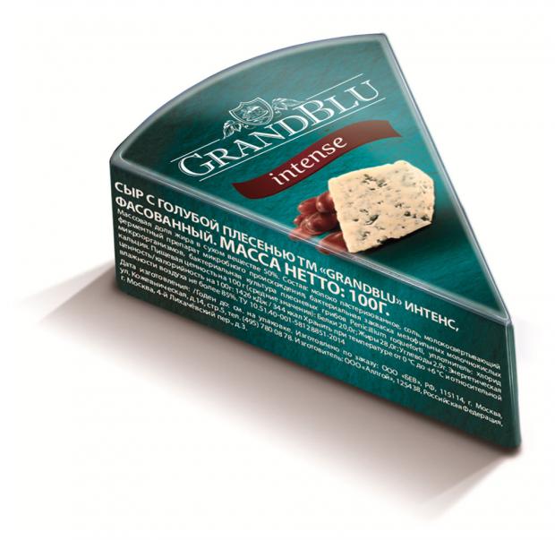 

Сыр мягкий Grand Blu Milkana с голубой плесенью 56%, 100 г