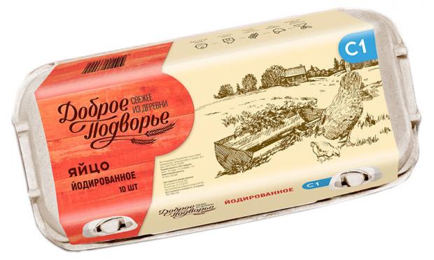 Яйца куриные Доброе подворье С1, 10 шт