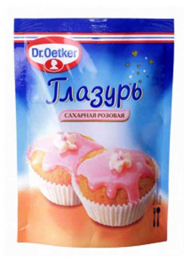 

Глазурь Dr.Oetker сахарная розовая, 100 г