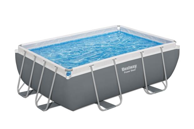 

Бассейн каркасный BESTWAY Power Steel прямоугольный с насосом, 282х196х84 см