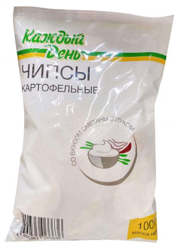 

Чипсы картофельные «Каждый День» сметана и лук, 100 г