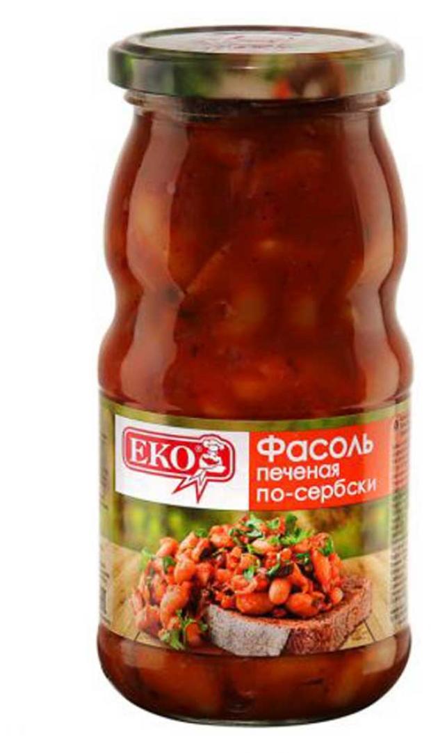 Фасоль Еко по-сербски печеная, 510 г