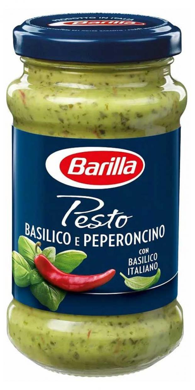 

Соус Barilla Pesto Basilico e Peperoncino с базиликом и перцем чили, 195 г