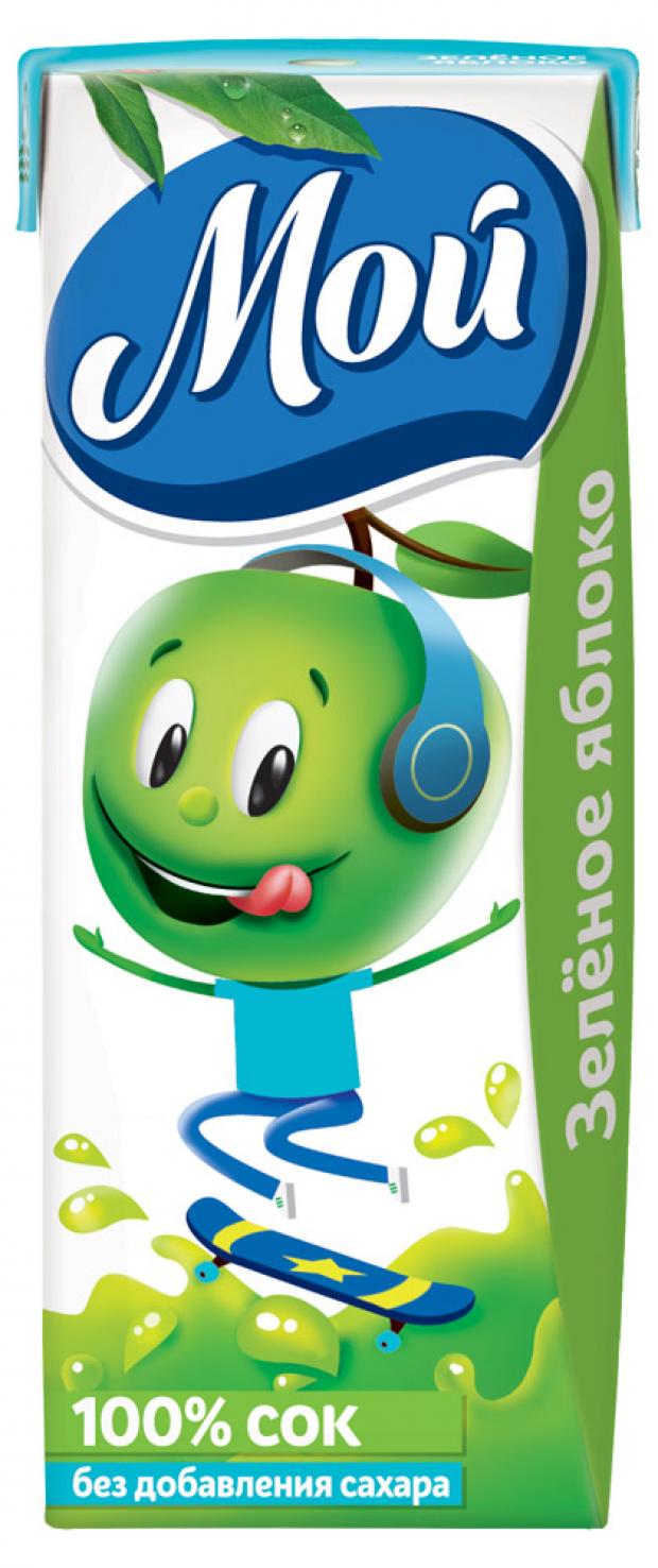 Сок яблочный Мой 200 мл 25₽
