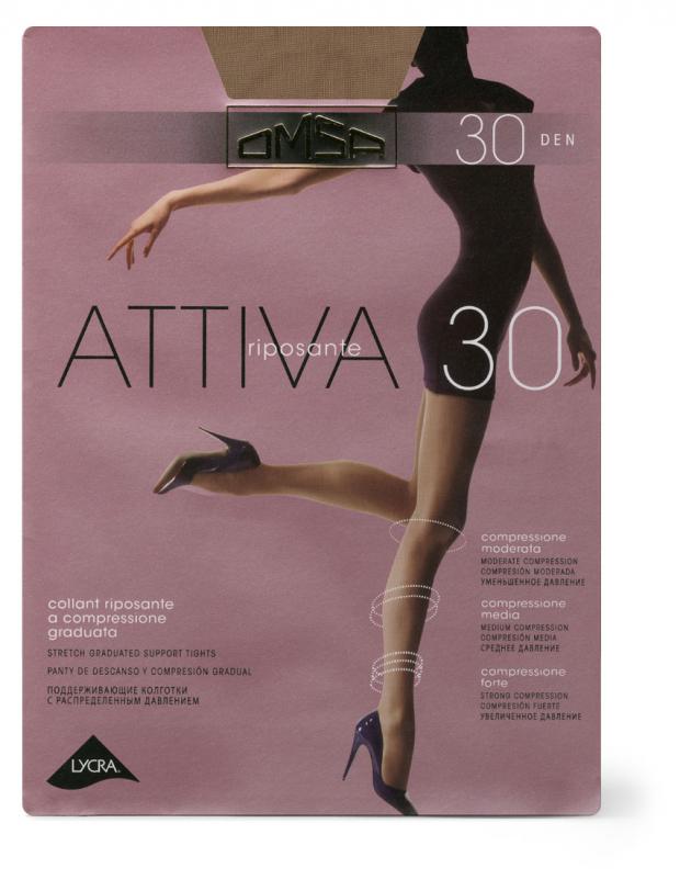 Колготки женские OMSA ATTIVA 30 CARAMELLO 3