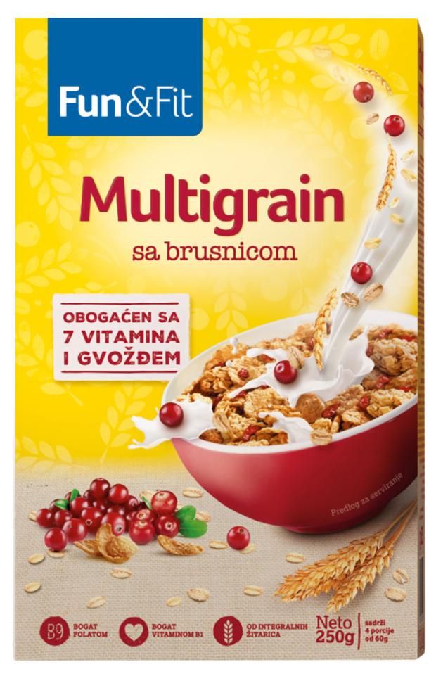 

Хлопья мультизлаковые Fun&Fit, 250 г