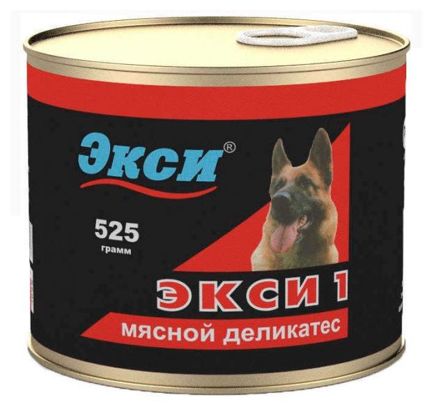 

Консервы для собак «Экси»-1 мясной деликатес, 525 г