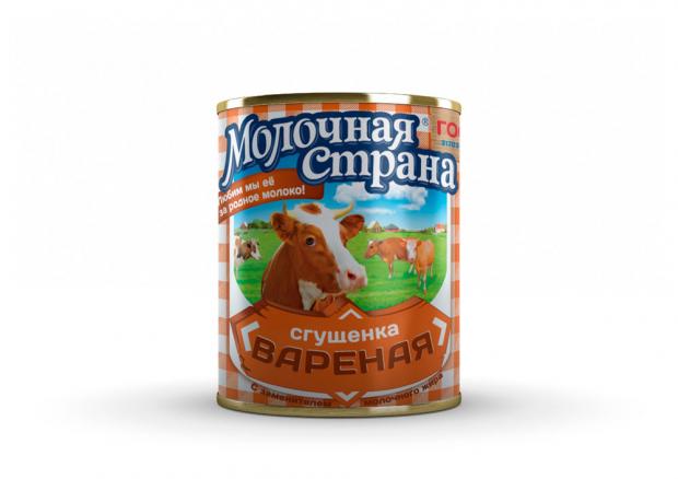 Продукт сгущенный Молочная Страна молокосодержащий вареная ЗМЖ, 380 г