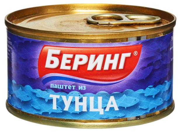 Паштет из тунца Беринг 125 г 159₽