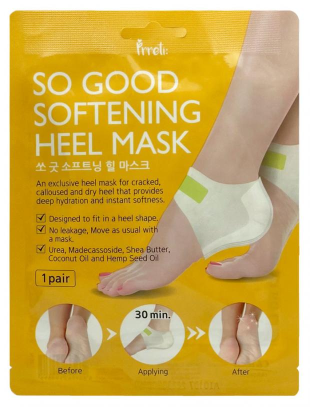 

Мгновенно смягчающая маска для пяток с маслом Ши "Prreti Heel Mask, 1 пара