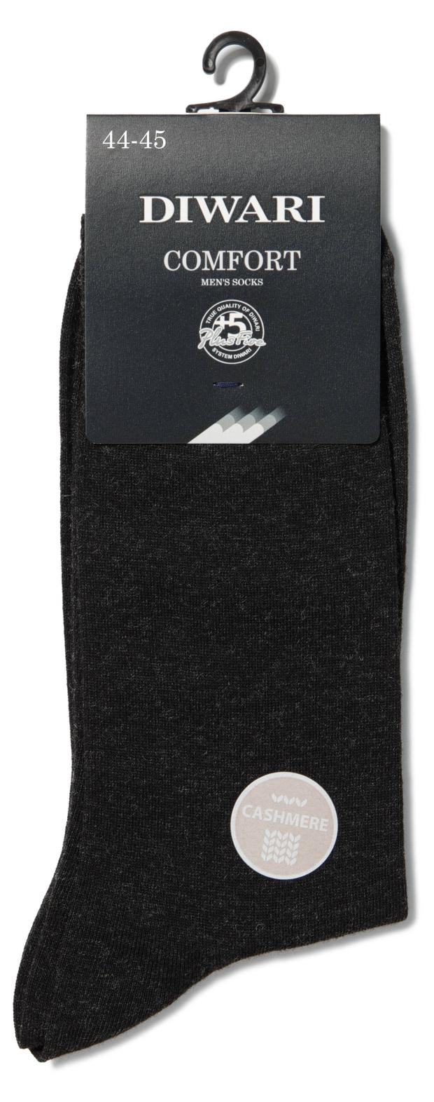 

Носки мужские DIWARI Comfort кашемир 15С-66СП черные, р.29