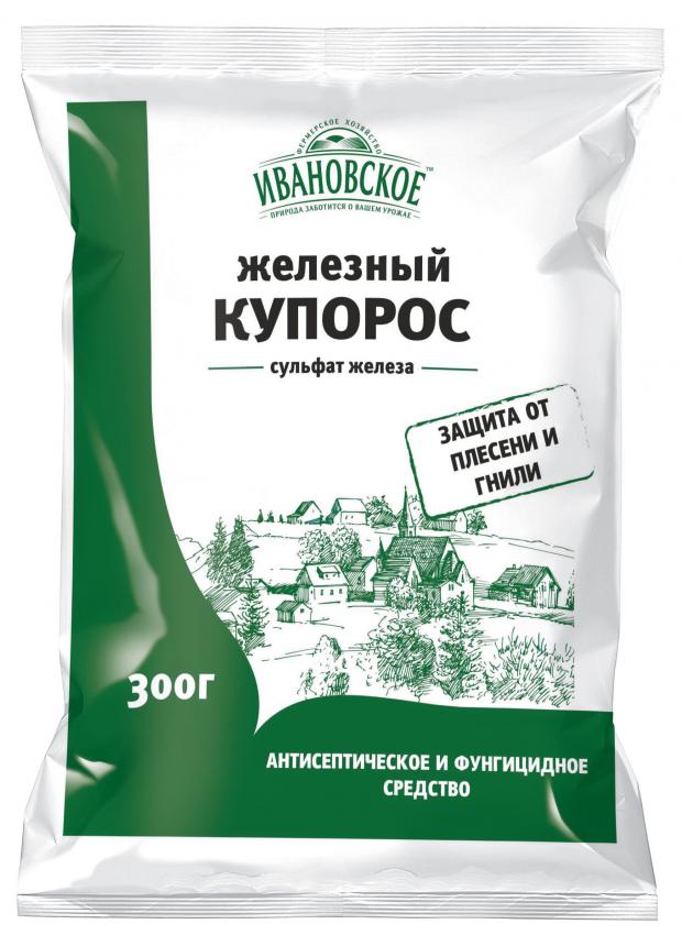 железный купорос пакет 300 г Железный купорос Фермерское Хозяйство Ивановское, 300 г