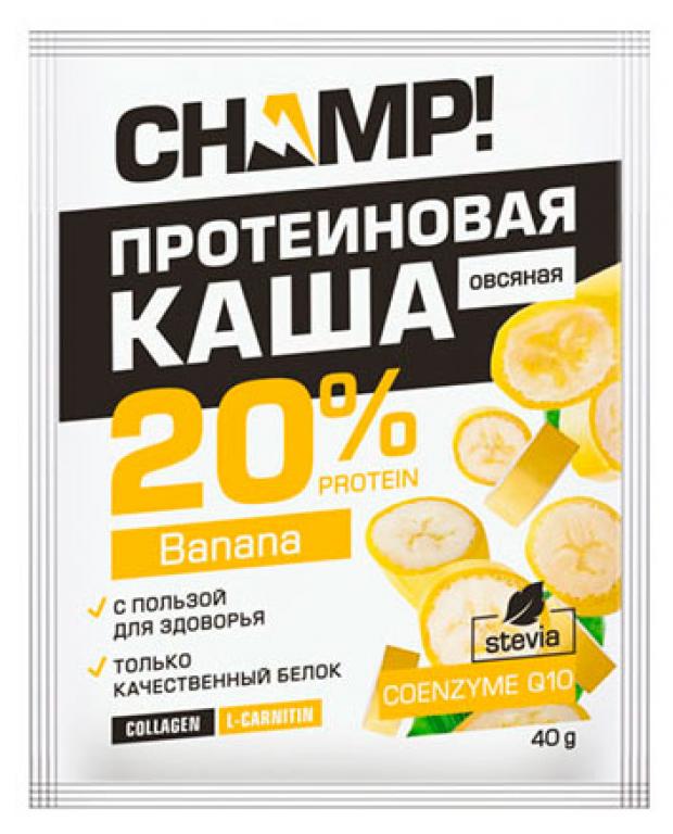 

Каша «Леовит» Champ! протеиновая овсяная Банановая с коэнзимом Q10, 40 г