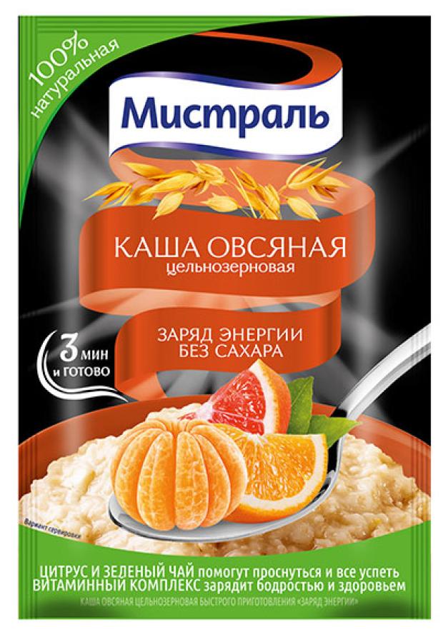 

Каша овсяная Мистраль Заряд энергии, 40 г