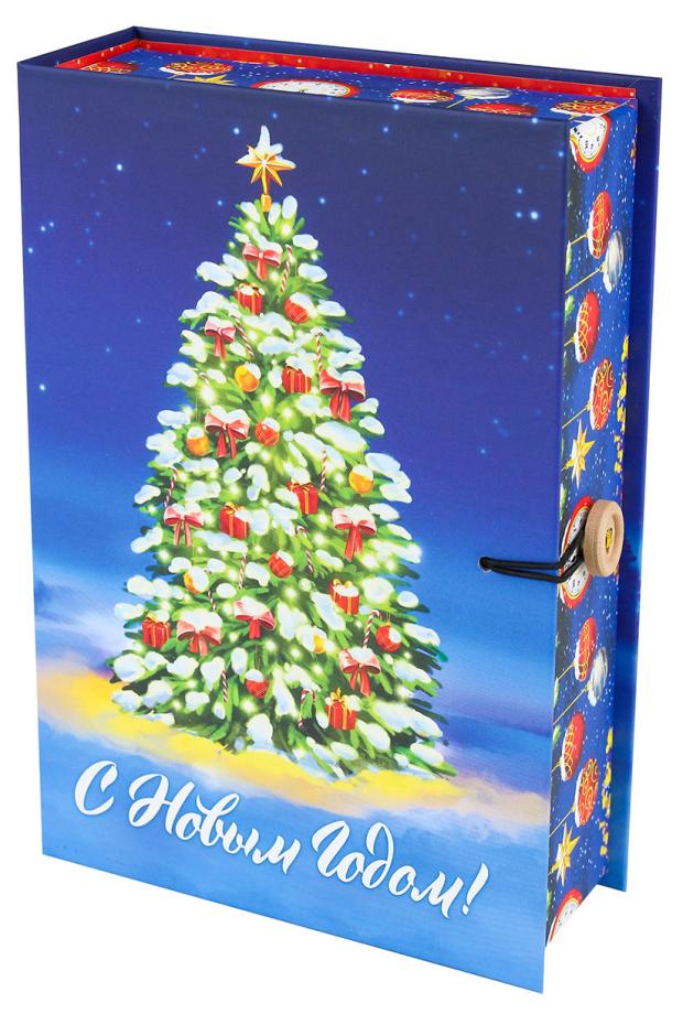 

Коробка-книга подарочная Миленд Елочка, 12x18x5 см