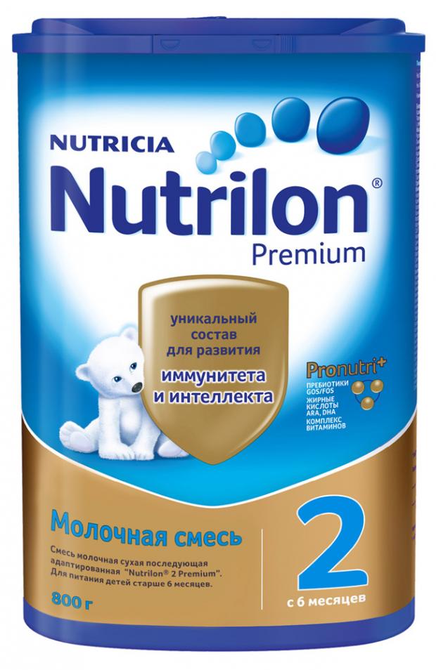 

Смесь сухая молочная Nutrilon Premium 2 с 6 мес., 800 г