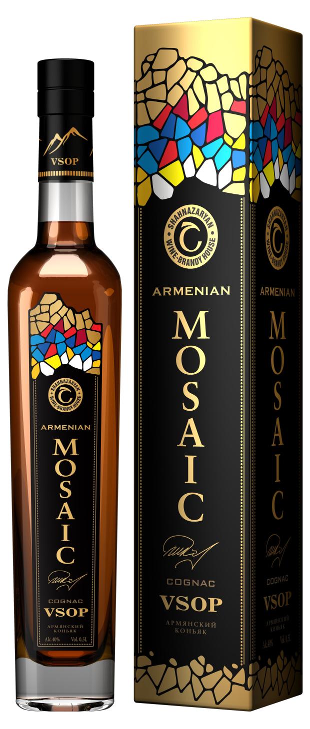 

Коньяк SHAHNAZARYAN Армянская Мозаика 5 лет Армения, 0,5 л