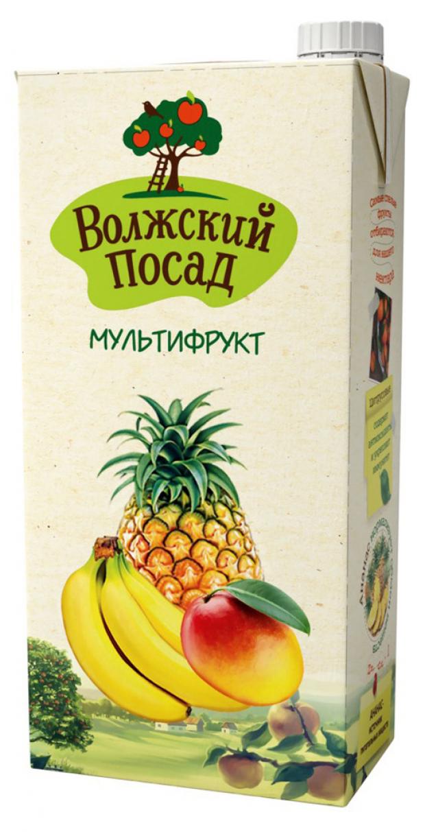 Нектар Волжский Посад Мультифрукт, 2 л