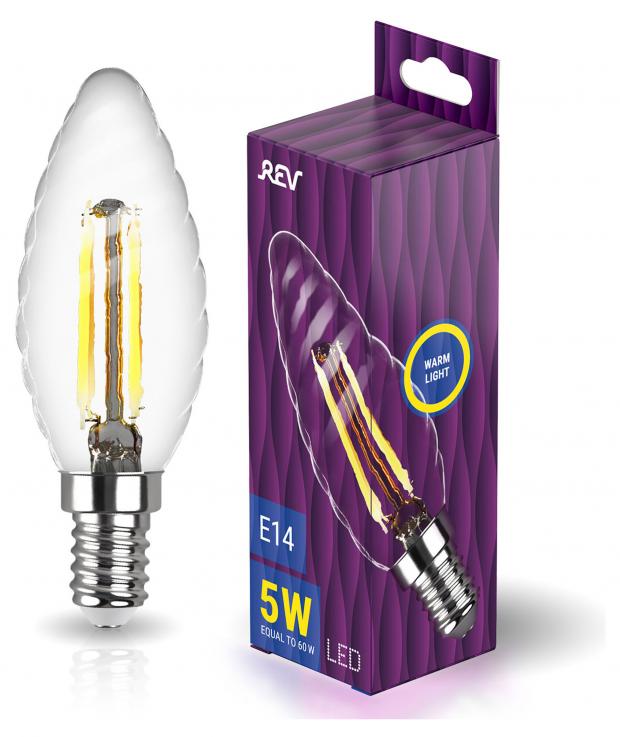

Лампа светодиодная Rev LED E14 5Вт 2700К