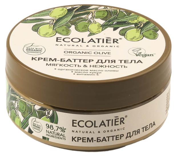 Крем-баттер для тела Ecolatier Green Organic Olive Мягкость и Нежность, 150 мл