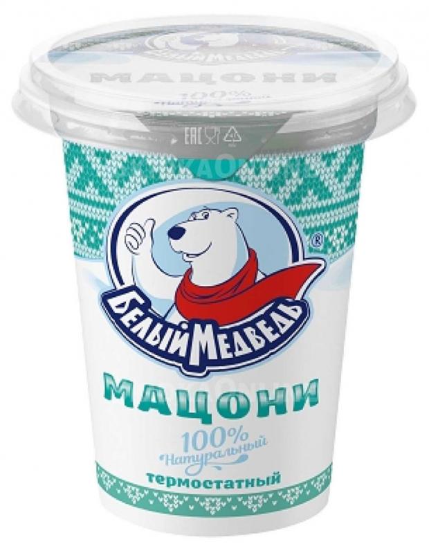 Мацони Белый медведь термостатный 3,2% БЗМЖ, 330 г
