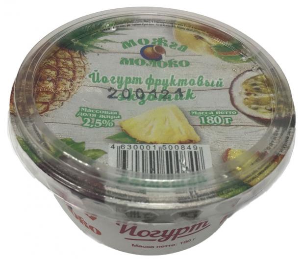 Йогурт МожгаМолоко Экзотик 2,5% БЗМЖ, 180 г