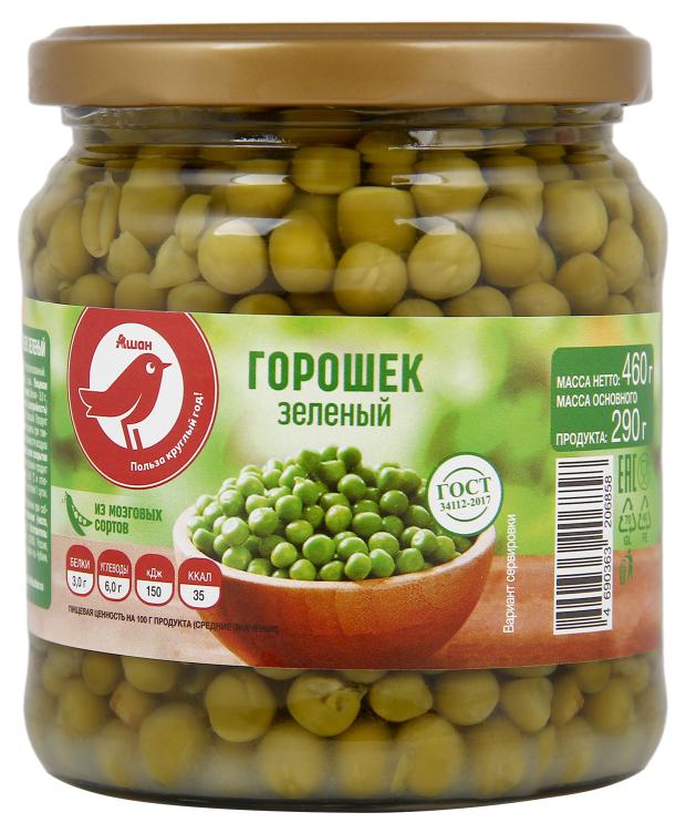 Горошек АШАН Красная птица, 460 г