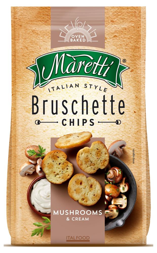 Брускетты Maretti Грибы со сметаной, 70 г