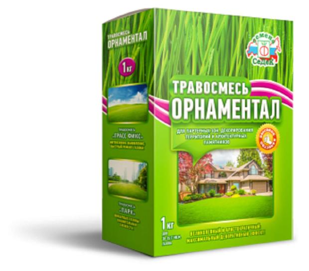 

Газонная травосмесьСеДеК Орнаментал, 1 кг