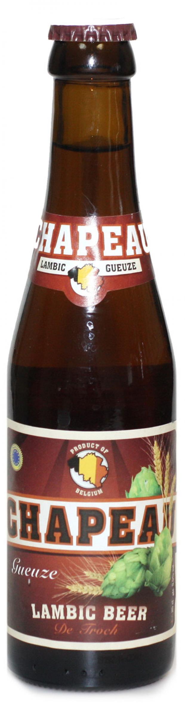 Пиво Chapeau Gueuze Lambic темное фильтрованное 5,5%, 250 мл