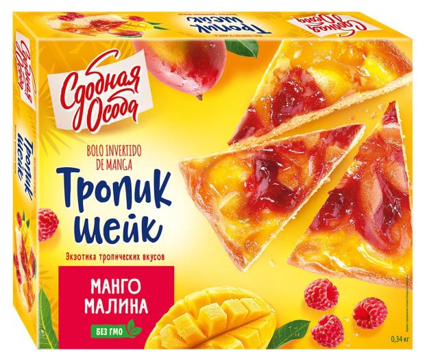 

Пирог Сдобная Особа Шейк манго малина, 340 г