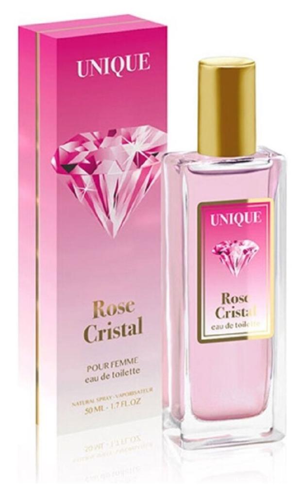 Туалетная вода женская Unique Rose Cristal Арт парфюм, 50 мл