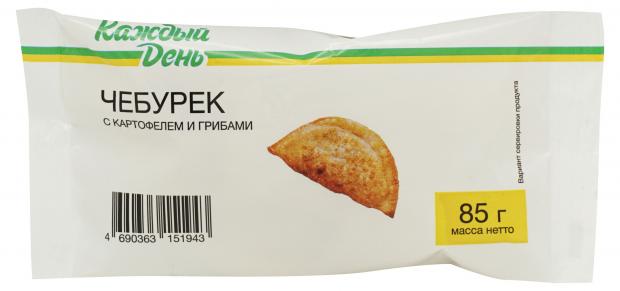 Чебурек Каждый день с катофелем и грибами, 85 г