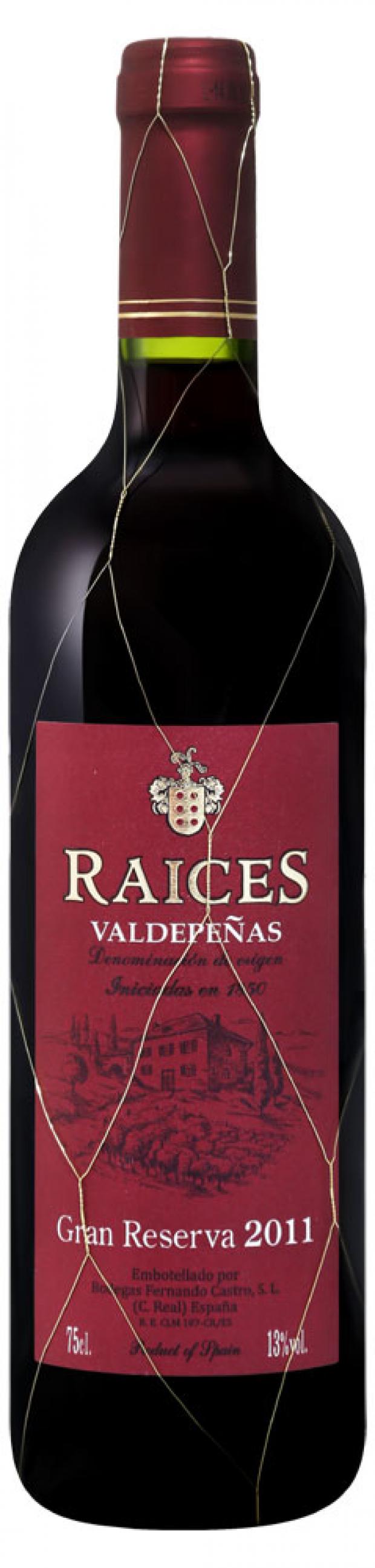 Вино Raices Gran Reserva красное сухое Испания, 0,75 л raices reserva valdepenas do bodegas fernando castro