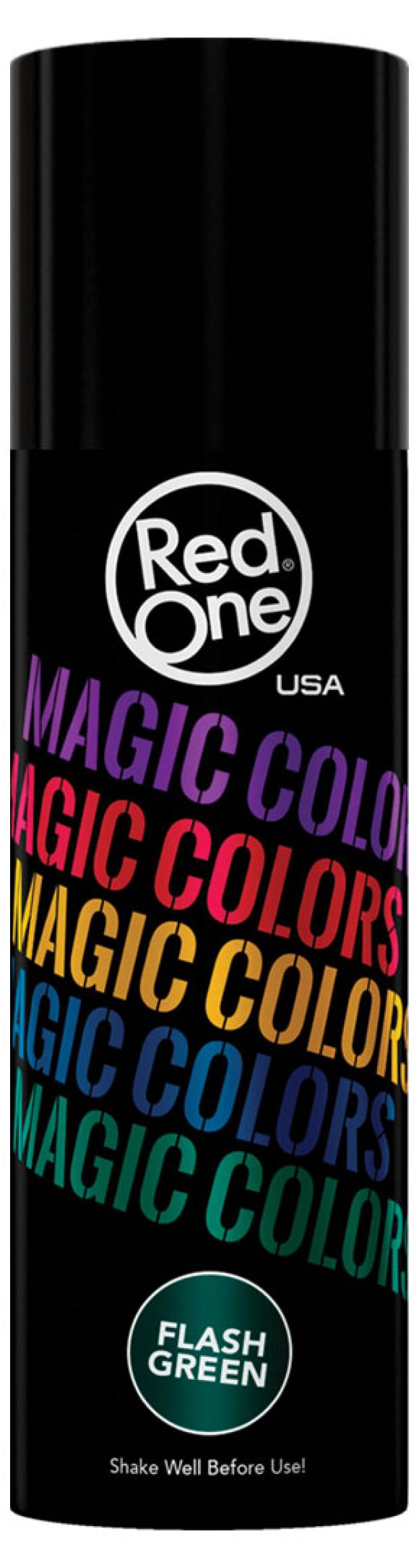 Спрей для окрашивания RedOne Magic Color Green 100 мл 95₽