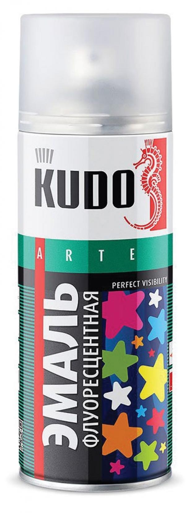 

Эмаль KUDO флуоресцентная лимонно-желтая, 520 мл