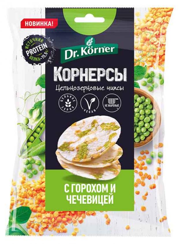 

Чипсы Dr. Korner куукрузно-рисовые с горохом и чечевицей, 50 г