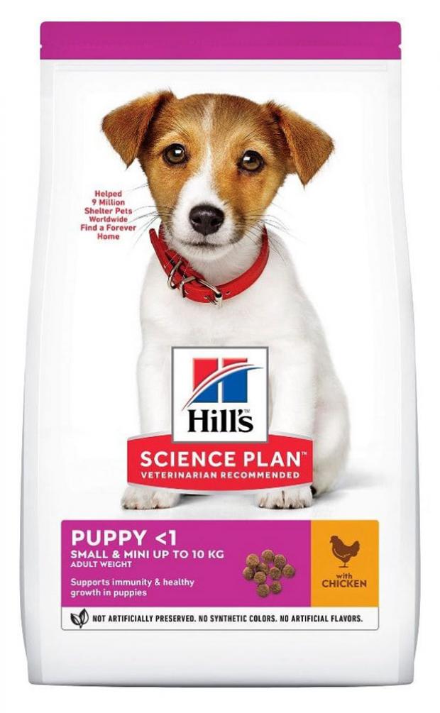 

Сухой корм для щенков мелких пород Hill's Science Plan с курицей, 1,5 кг