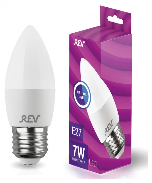 

Лампа светодиодная Rev LED E27 7Вт 220V 4000К