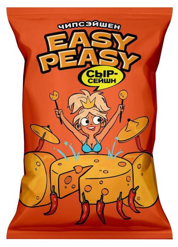 Чипсы картофельные Easy Peasy со вкусом сыра, 70 г