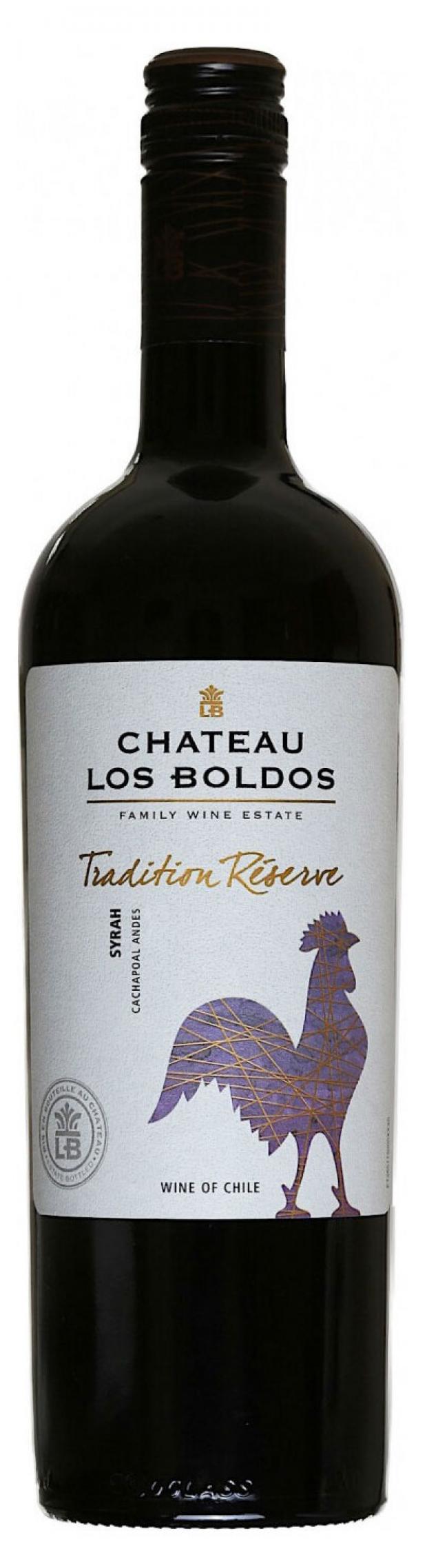 Вино Chateau Los Boldos Tradition Reserve Syrah красное сухое Чили, 0,75 л