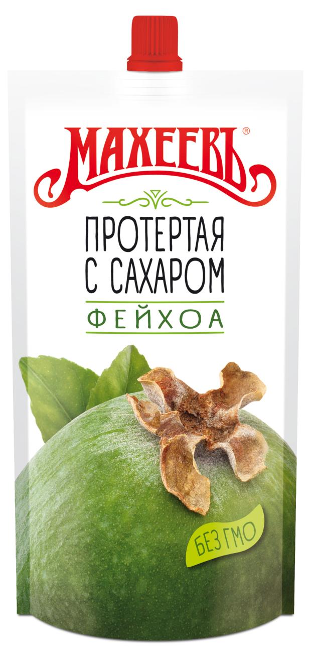 Фейхоа МАХЕЕВЪ протертая с сахаром, 300 г