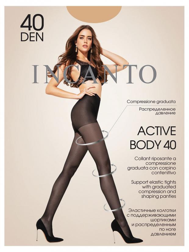 Колготки Incanto Active body 40 melon, размер 4