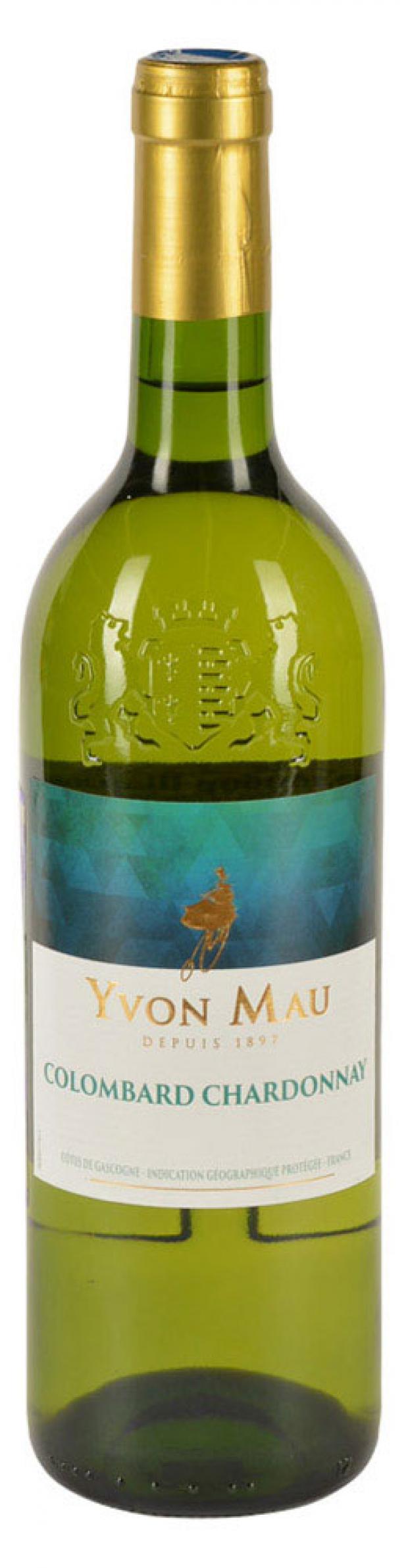 

Вино Yvon Mau Colombard Chardonnay белое сухое Франция, 0,75 л