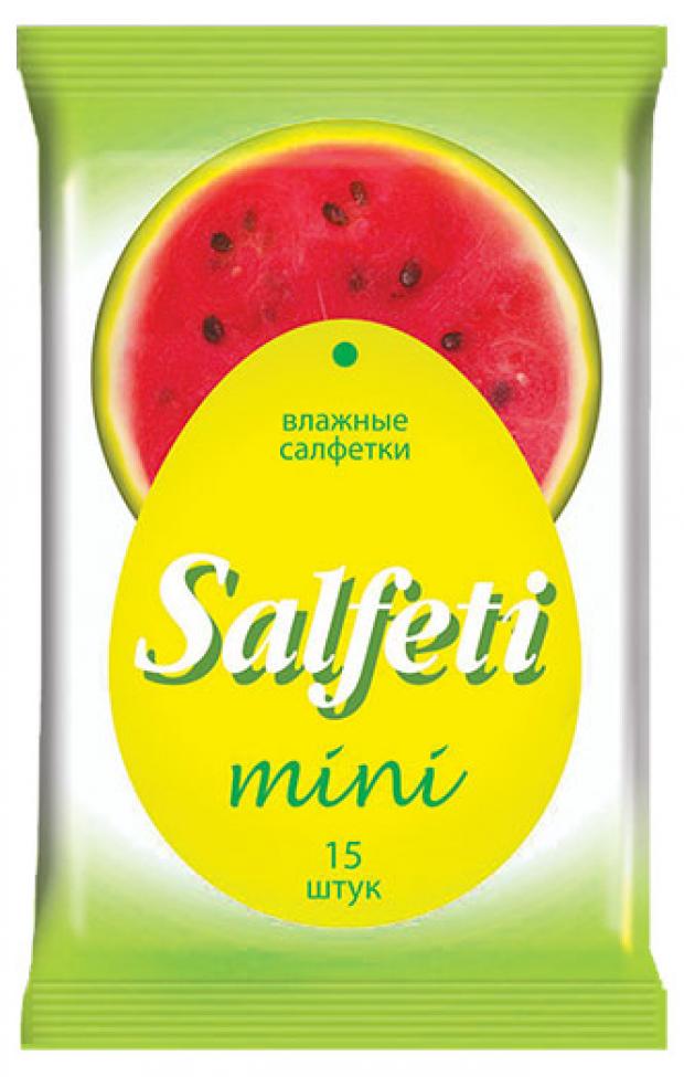 

Влажные салфетки универсальные Salfeti Mini, 15 шт, аромат в ассортименте