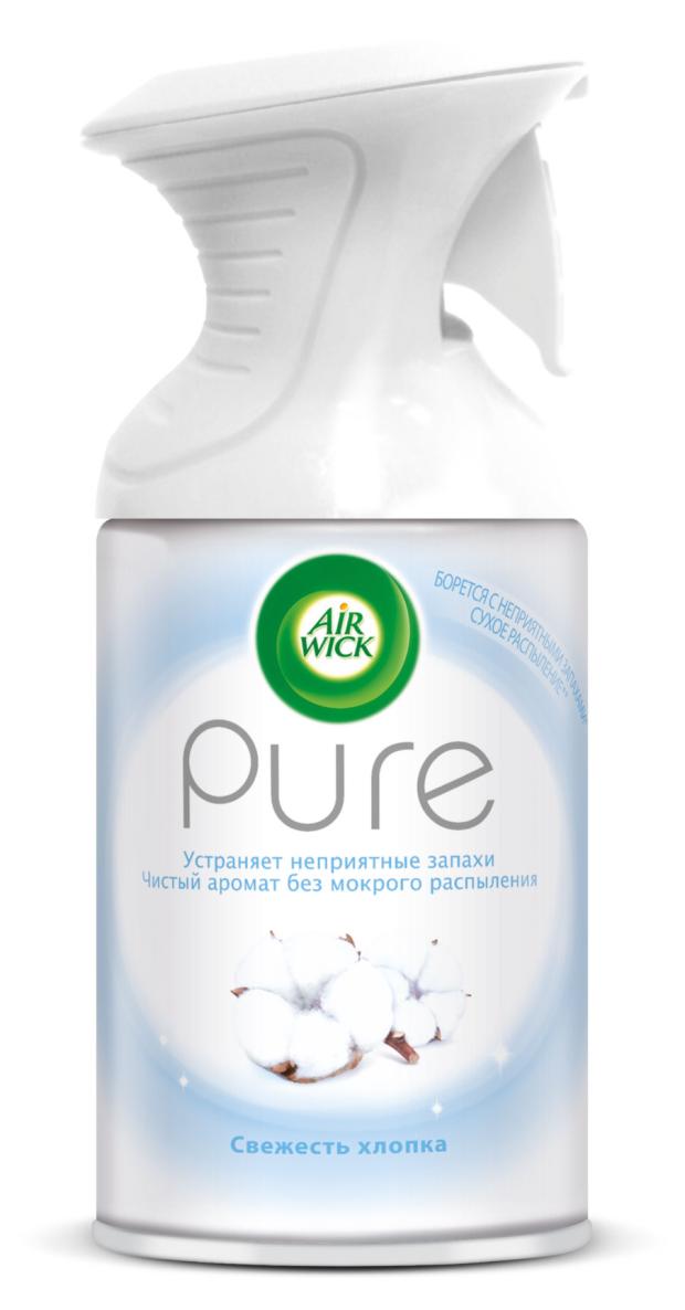 

Освежитель воздуха Airwick Pure Свежесть хлопка, 250 мл