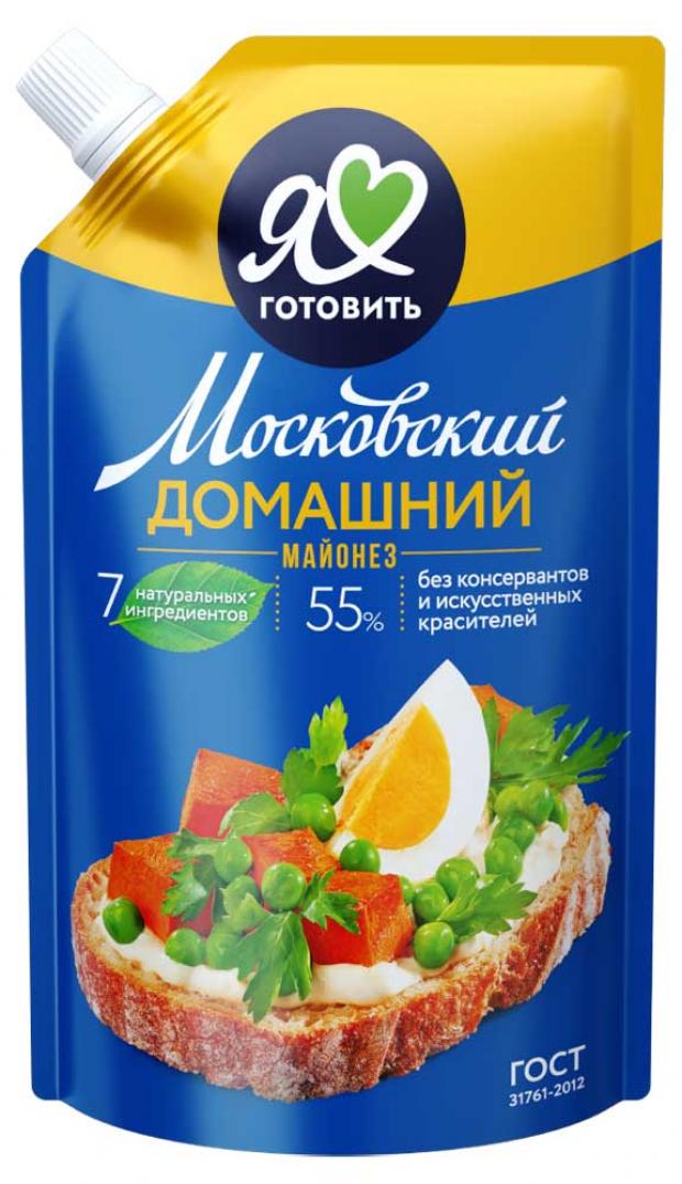 

Майонез «Московский Провансаль» Домашний 55%, 390 мл
